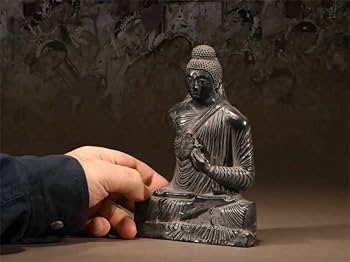 Amazon｜ガンダーラの仏像 黒腕のない釈迦牟尼 模倣された遺物