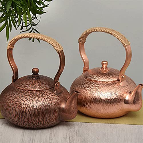 Tetera eléctrica tradicional de cobre 1.2L miniatura 2