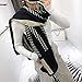 maozuzyy Sciarpa Foulard Quadrata Sciarpa in Cotone E Lino Moda Donna Decorazione Moda Selvaggia Sciarpa Calda Scialle-Nero_180Cm