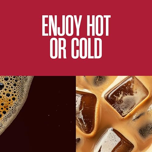 Image of Folgers Black Silk Instant Coffee, Dark Roast, 6 Jars | 8-oz. jars, Great for hot or iced coffee, Just stir and enjoy