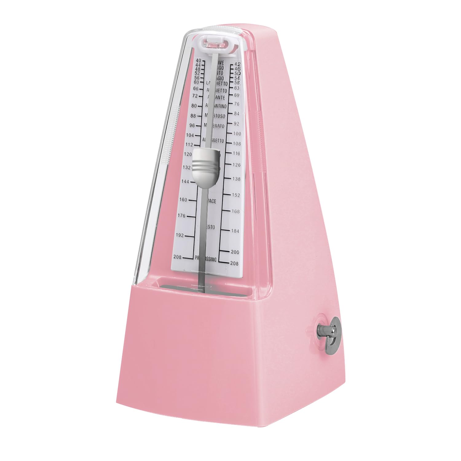 YCXYQPink - Mechanical Metronome Pink Suitable for Piano Guitar Violin Drum and Other Musical Instruments Kids and Adults Plastic Metronome High-Precision Beat Tempo