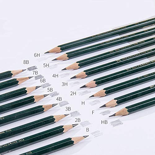 Lápices de dibujo YYMIYU 6B paquete de 12 miniatura 4