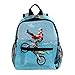 Produktbild Rucksack Motorrad Motocross Motorrad Kinderrucksack Schultasche Wasserdicht für Kindergarten Vorschule Alter 3-8 Jahre alt 25.4x10x30CM