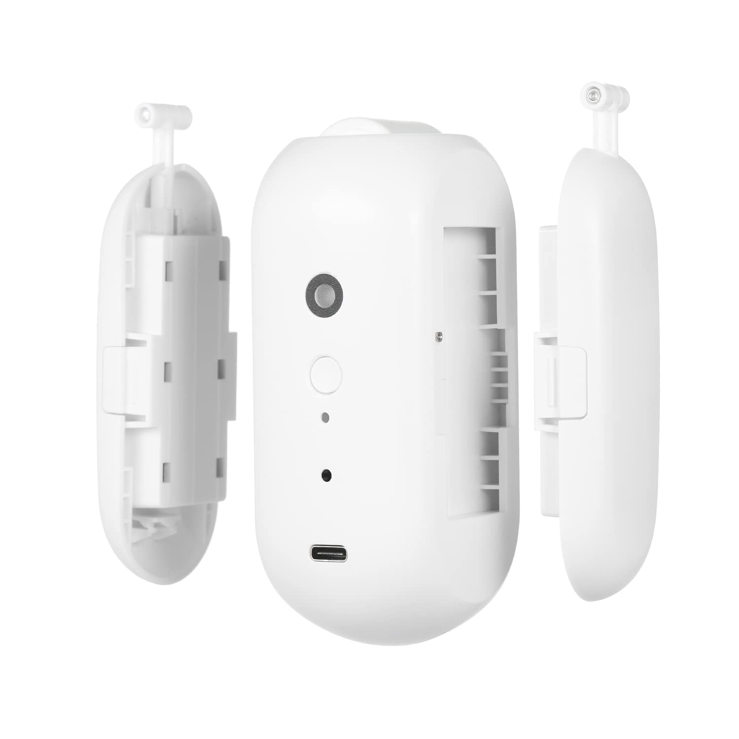 Smart Home Vorhangroboter Automatischer Gardinenöffner mit Sprachsteuerung und Temperatur-Licht-Sensor U-Schienen-Typ 1 Stück