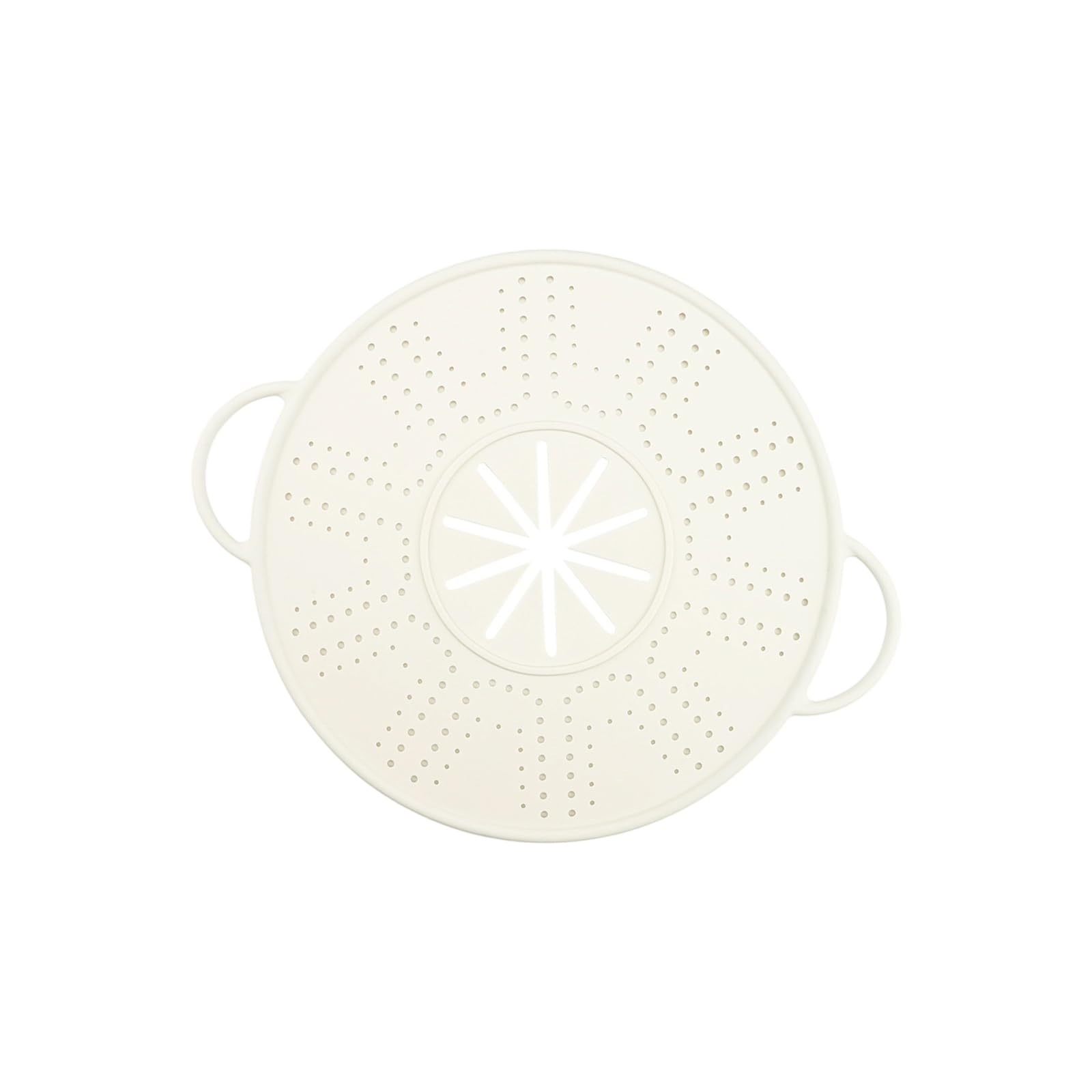 COOLHOOD Oil Spatter Protect with Strainer Net Heat Immune Elastomer Lid for Multiple Cookware Container Lid Protect