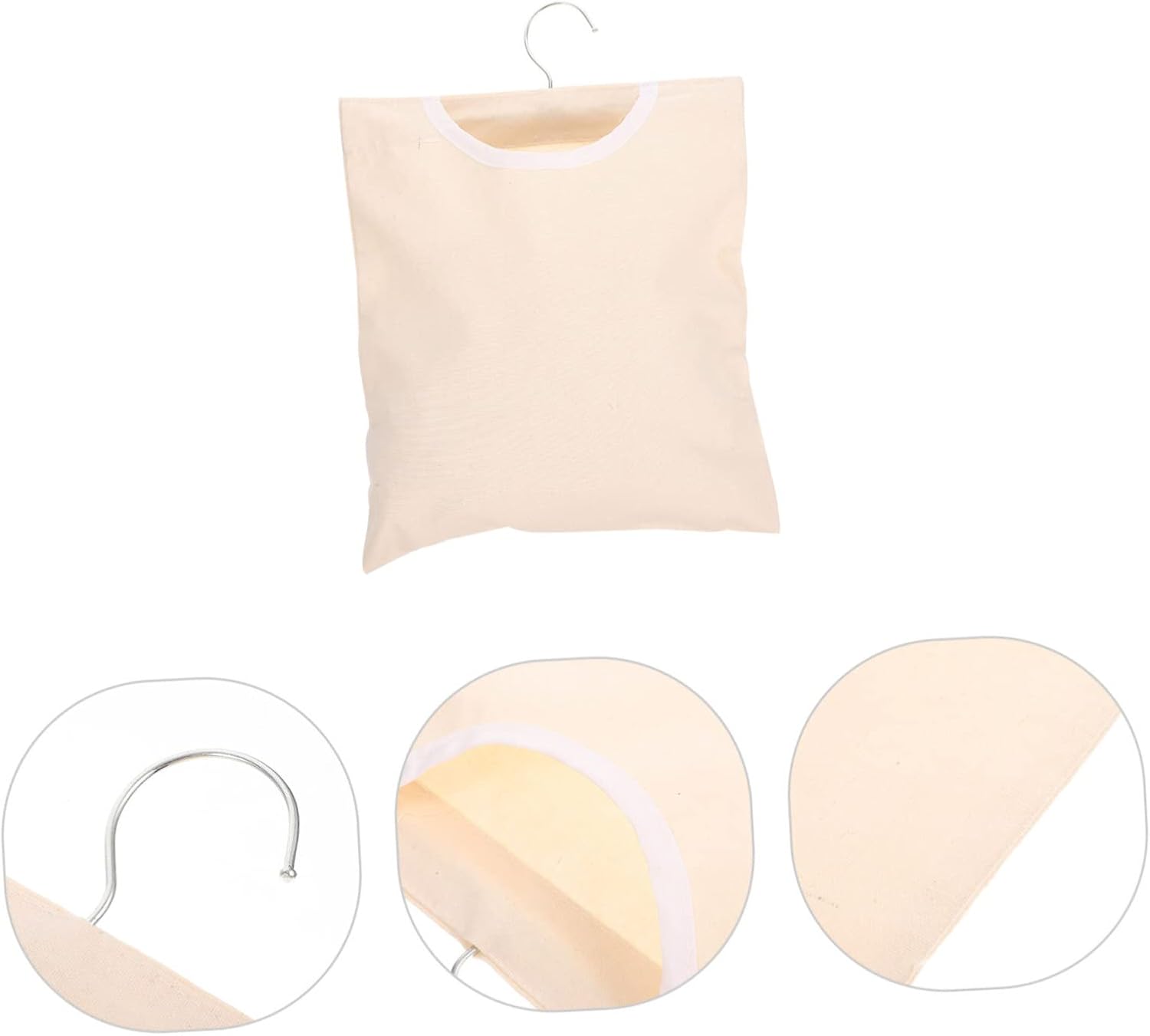 Zerodeko Clothespin Bag Shaped Opening Multi-functional Hanging Storage Pouch for Home Travel and Kitchen Clothespins Socks Cosmetics and More