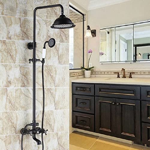Ensemble de robinets de pluie et douche à main pour baignoire