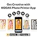 KODAK Mini 2 Retro 2x3 Portable Photo Printer, 38 Sheets, Bluetooth Smartphone Printer for iPhone & Android, Instant Color Prints, 4PASS Dye Sublimation, White