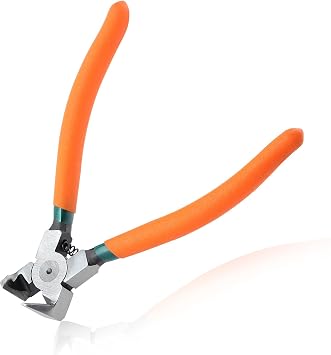 Diagonal Pliers for Flush Cut Plastics, 90 Angled Wire Cutters | Flush Cutter Wire Snips, for Jewelry Making, Electronic, Model, Floral, Crafting, Wire Side Cutters Clippers Flush Cut Plier