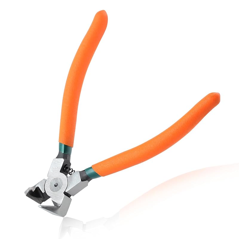 Alicate de Corte Diagonal com Cabeça em Ângulo de 90° para Plásticos e Fios Macios LEONTOOL 1GD1667-FBA
