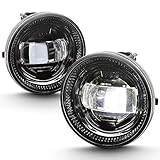ACANII - For 2005-2011 Tacoma/ 07-13 Tundra/ 08-18 Sequoia Cree LED Bumper Fog Lights Lamps Assembly Driver & Passenger