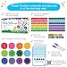 178 PCS Magnetic Fraction Tiles & Fraction Circles with Decimals & Percentages, Fraction Strips, Bars, Fraction Magnets, Fraction Manipulatives Class Set Kit, Fractions for Kids Math - Simply Magic