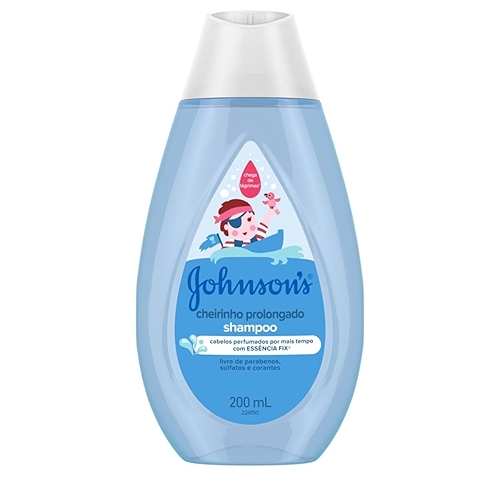 Johnson's Baby Shampoo Infantil Cheirinho Prolongado, 200ml