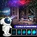 Nigecue Astronauten LED Sternenhimmel Projektor mit Fernbedienung, Sternenprojektor Nachtlicht Sterne Projektor mit Timer, LED Projektorlampe für Schlafzimmer Heimkino Party Haus