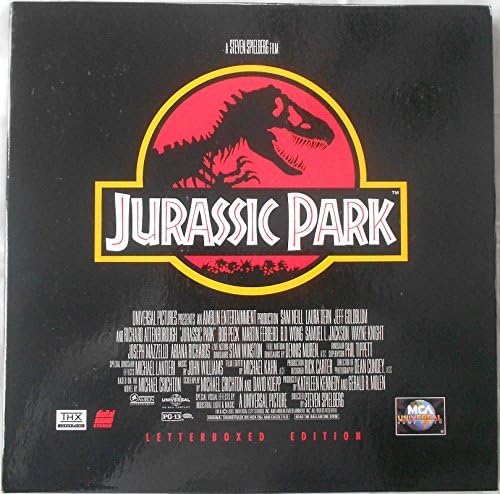 Jurassic Park - Laser Disc Letterboxed Edition