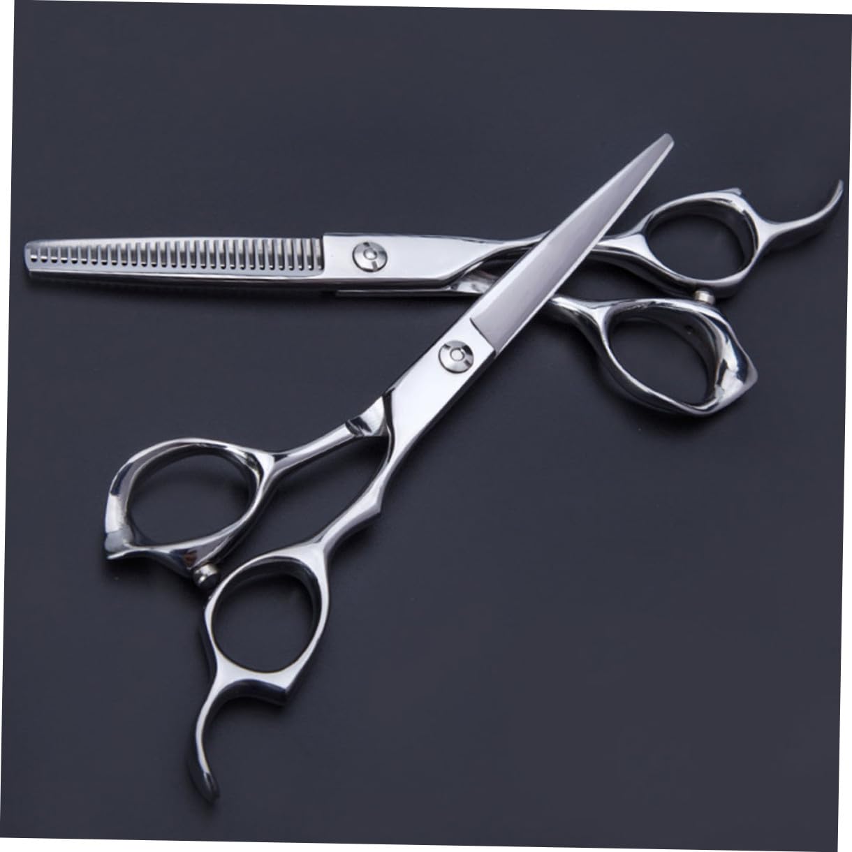 Tijeras de Peluquería Profesionales de Acero Inoxidable Diseño Ergonómico para y Herramientas Portátiles para Hombres Mujeres