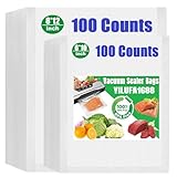 Vacuum Sealer Bags for Food - 200 Pack Precut (8