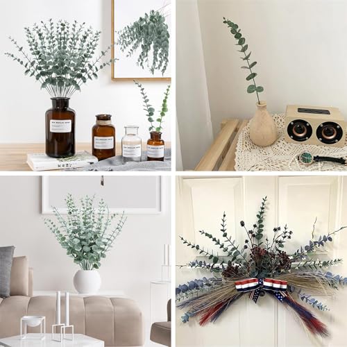 RXKFIGX 30 PCS Artificial Eucalyptus, Eucalyptus Stems, Natural Eucalyptu Dried Flowers, Eucalyptuses Leaves - Image 4