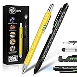 DECMIOX Dad Gifts for Fathers Day,Christmas Stocking Stuffers Gifts for Men,14 in 1 Multitool Pen,Co
