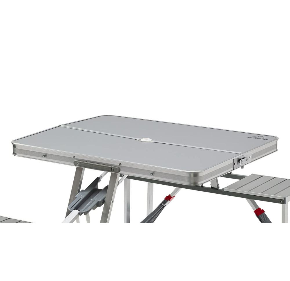 Amazon.com: MOUNTAIN SUMMIT GEAR Aluminum Folding Picnic Table