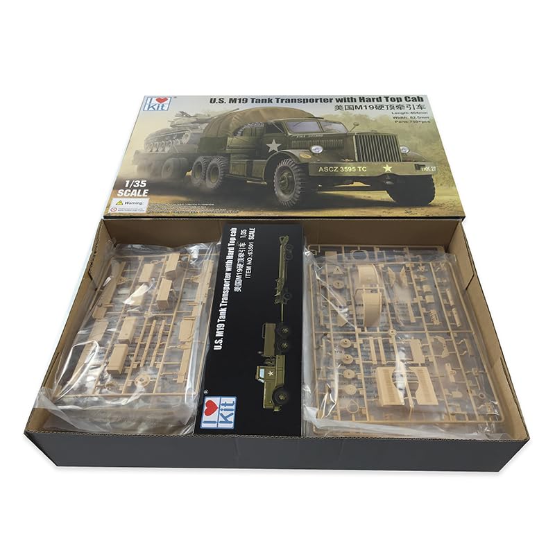 TOUCAN RC HOBBY Trumpeter 63501 - Carro armato in plastica per trattore americano M19, scala 1/35, per bambini dai 15 anni in su