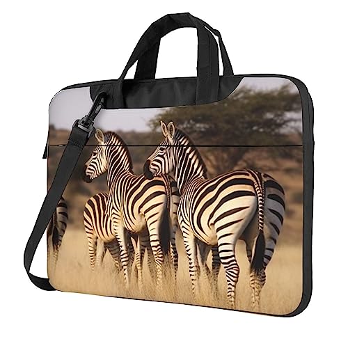 Sac ordinateur portable zèbres d'Afrique du Sud idéal pour le bureau le café et vos voyages