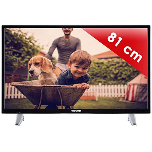 Téléviseur LED HDTV 80 cm Telefunken S32N01NC16 - TV LED 32 pouces - Enregistrement PVR (sur USB) - Prise casque - Son 2 x 2.5 W