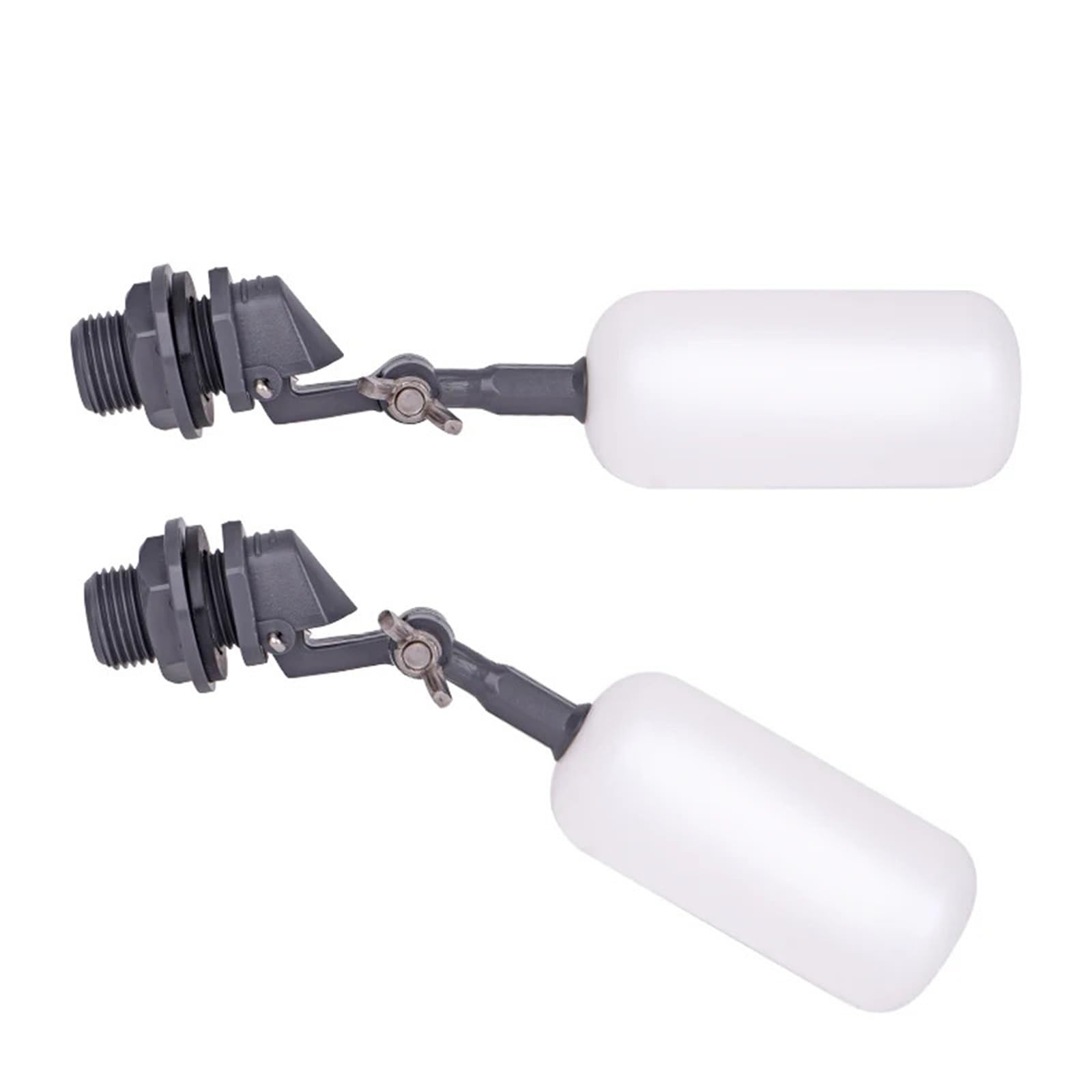 Vaeltor One Color 4Pcs 1/2 Inch Fish Tank Mini Float Ball Valve Shut Off Automatic Feed Fill Fish Tank Aquarium Water Humidifier Valve