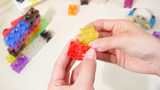 Amazon.com: Jenaai 100 Pcs Linking Cubes Plastic Math Cubes
