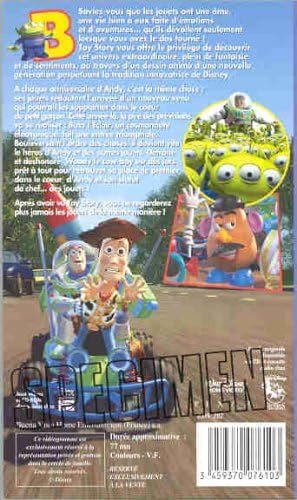 Amazon Com Toy Story Vhs Tom Hanks Tim Allen Don Rickles Jim Varney Wallace Shawn John Ratzenberger Annie Potts John Morris Erik Von Detten Laurie Metcalf R Lee Ermey Sarah Freeman John