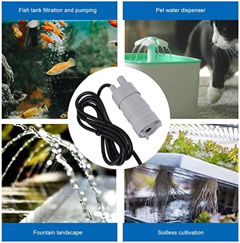 DIFCUL 12V Submersible Water Pump, 840L/H High Flow Pumps, Micro Motor Water Pump for Motor Home, Pond, Aquarium, Fish Tank Fountain