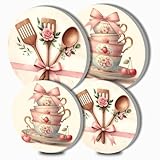 Cubiertas para quemadores de estufa de cocina de comedor de 8 pulgadas y 10 pulgadas, decoración de cocina