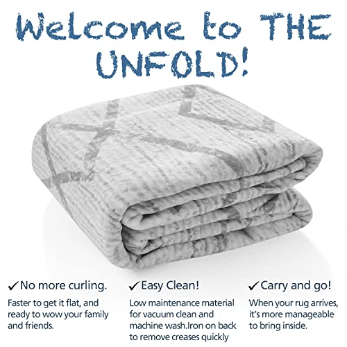 Jinchan Runner Rug 3X10 Moroccan Hallway Rug With Line Bohemian Kitchen Washable Runner Rug Modern Geometric Soft Rug Indoor Non Slip Carpet Bathroom Bedroom Grey #TOP6