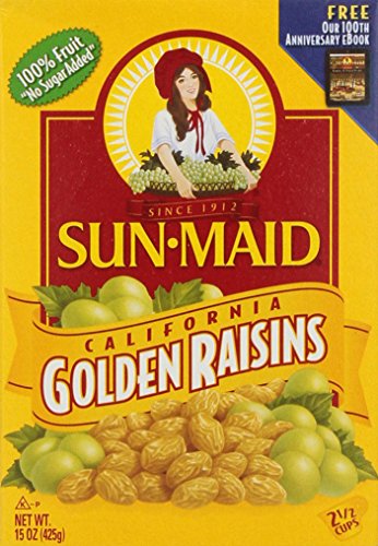 Sun-Maid California Golden Raisins Snack | 15 Ounce | Whole Natural Dried...