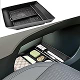 HGWEI Center Console Organizer Compatible with 2024 2025 Hyundai Santa Fe Accessories Lower Console Organizer Tray Insert Armrest Storage Box, Black