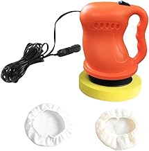 PLAFOPE Polidor Sem Fio Encerador De Carro Polidor De Carro Polidor De Carro Polidor Elétrico Polidor De Carro Laranja Velocidade Variável Conjunto De Polidor De Carro Dc12V Kit