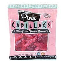Gerrits Pink Cadillacs Novelty Gummy Candy, 5.2 Ounce Pack of 12