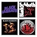 Black Sabbath Bande Logo 13 Motifs variés Officiellement 4 aimants pour réfrigérateur