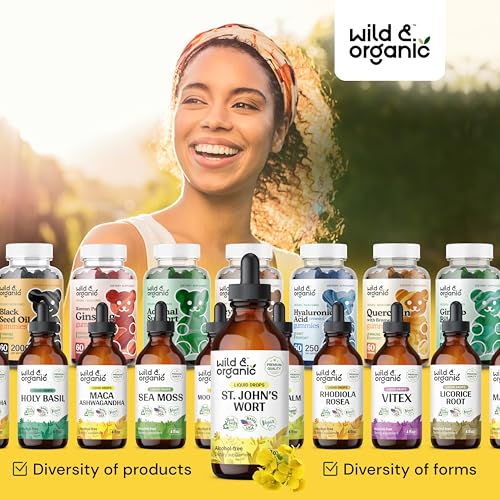 Wild & Organic St Johns Wort Tincture - St. Johns Wort Herb Supplement For Mood Support thumb #8
