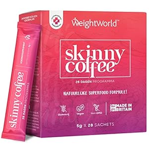 Skinny Coffee Afslank Koffie – 28 dagen programma van Arabische en Groene Koffie – Natuurlijke Keto Koffie Poeder voor een energieboost – 28x 5g
