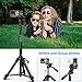 Camera Tripod 69 Inch, Patented 3-Way Swivel Portable Phone Tripod Professional Aluminum Alloy Travel Phone Camera Stand Monopod for Canon Nikon GoPro DSLR, DV Video Camcorder, Smartphone Black