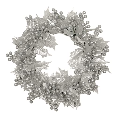 Couronne de Noël mousse sans perte de paillettes pour déco propre