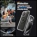 Spigen Ultra Hybrid MagFit Designed for iPhone 15 Pro Case (2023) [Anti-Yellowing] [Military-Grade Protection] Compatible with MagSafe - Carbon Fiber