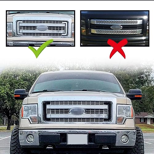 Luz De Led De Montagem Em Ziguezague Na Grade Dianteira Para Ford F150 2009-2014 Luz De Mudança De D