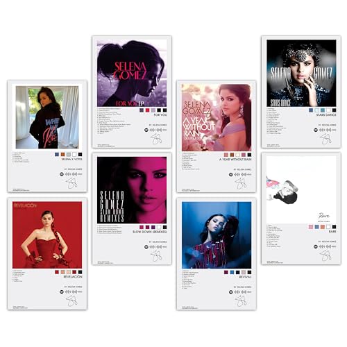 Image of Wonder Hub Wall Posters 8x12 inch (A4 Size) Included Self Adhesive on Back Wall Decor Posters Wall Art For Bedroom, Living room, Office, Dining Room (Selena)
