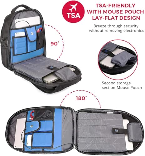 Image of Swissdigital Design Large Travel Backpack For Men, TSA Business Laptop Backpack With Finder color random| J16BTBT013-01