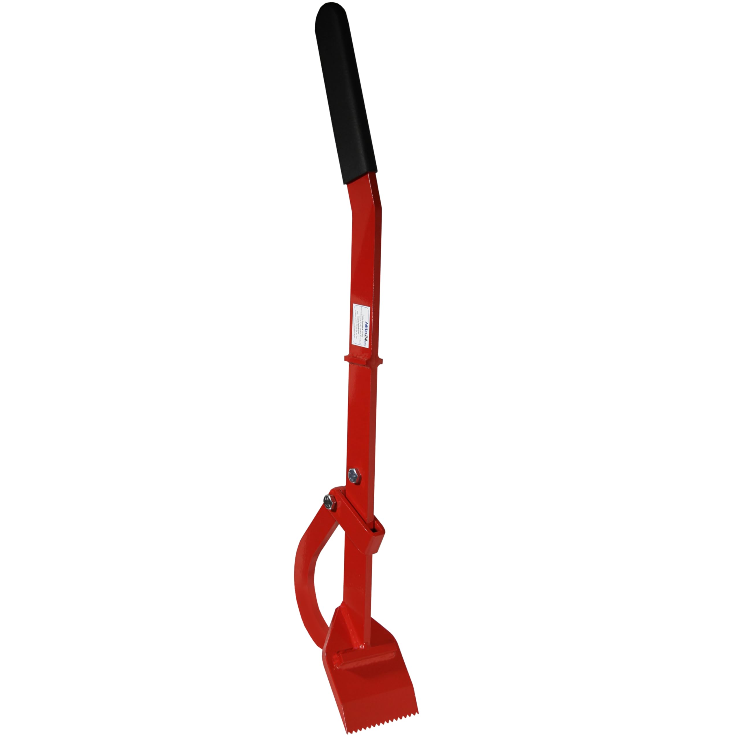 Fällheber Stammwender Holzwender Fällhilfe aus Stahl, 80-130 cm verstellbar, Wendehaken Ergonomischer Rutschfester Handgriff Rot (F1 - 80cm)