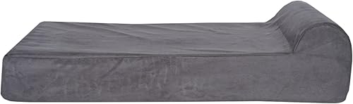 Miniatura 3 de Pet Support Systems Lucky Dog - Cama ortopédica de espuma viscoelástica de 7 pulgadas para perro con relleno, tamaño L, color gris