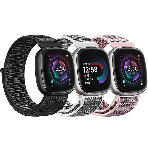 Bcuckood iCpvoh Fitbit Versa 4/Sense 2/Versa 3/Sense fB[X Y \tg ʋC Xgbv X|[c \ [v pXgoh
