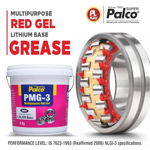 Image of PALCO PMG-3 Red Grease 5 Kg, NLGI-3, Multipurpose Lithium Grease